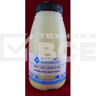 Тонер HP CP2020/2025/CM2320 Yellow, химический (фл.80г.) Katun фас. России