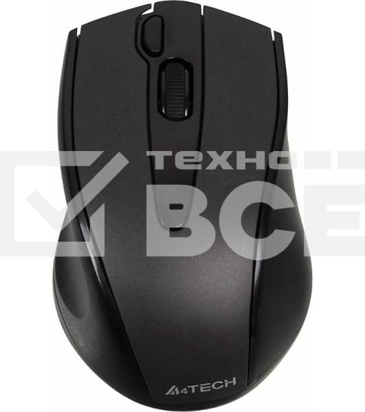 Мышь беспроводная A4Tech G9-500F черный, 1200 dpi, радиоканал, USB, кнопки - 4