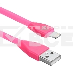 Кабель USB ACD-Life Lightning ~ USB-A TPE, 1м, маджента (ACD-U920-P5M), фото4