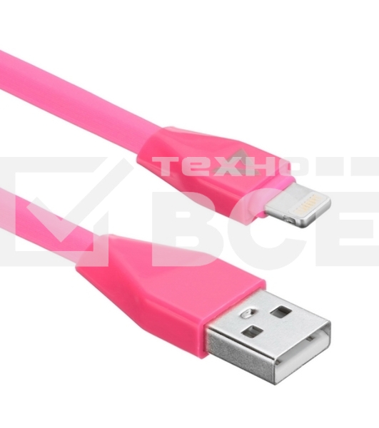 Кабель USB ACD-Life Lightning ~ USB-A TPE, 1м, маджента (ACD-U920-P5M)