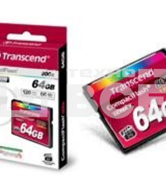 Флеш карта CF 64Gb Transcend, 800X