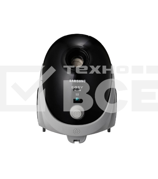 Пылесос Samsung VCC5241S3K/XEV черный/серый, 410/1800 Вт, уборка сухая, пылесборник мешок 2.4 л