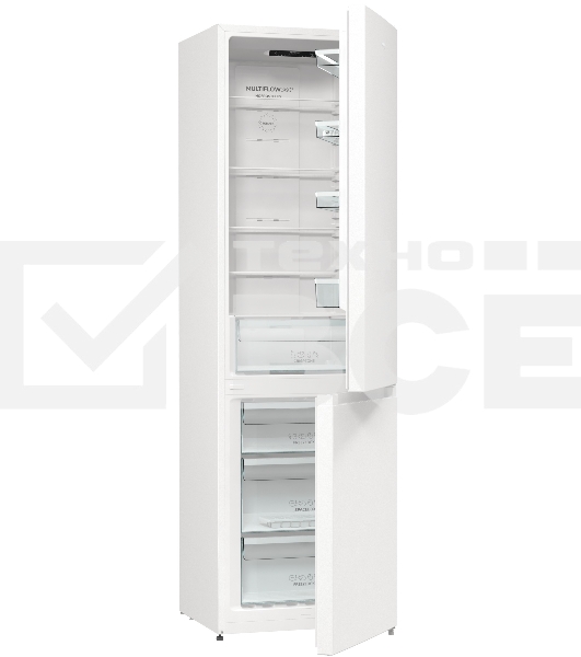 Холодильник Gorenje NRK6201EW4 белый (двухкамерный)    (NO FROST)