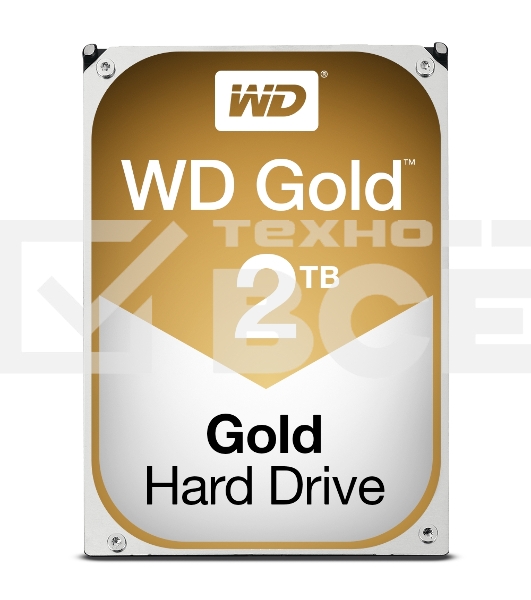 Жесткий диск WD Original SATA-III 2Tb WD2005FBYZ Gold (7200rpm) 128Mb 3.5