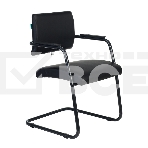 Кресло компьютерное Бюрократ CH-271N-V/BLACK черный Leather Black искусственная кожа, фото 1