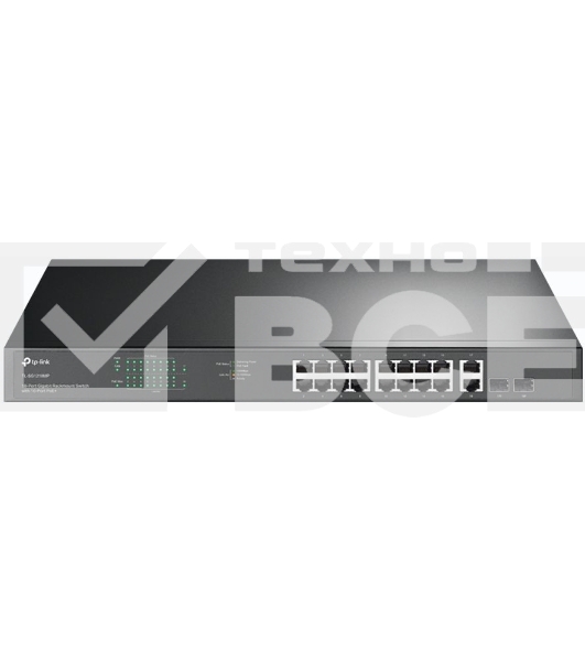 Коммутатор TP-Link TL-SG1218MP 18-портовый гигабитный коммутатор с 16 портами PoE+ SMB