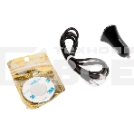 Автомобильная зарядка (от прикуривателя) 2USB 2.4A для Type-C More choice AC22a черный, фото3