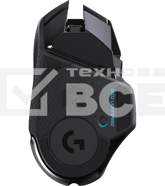 Мышь беспроводная/проводная Logitech G502 LIGHTSPEED черный, 25600 dpi, радиоканал, USB, кнопки - 11