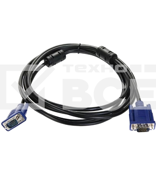 Кабель соединительный SVGA (15M/M) 3m 2 фильтра TV-COM <QCG120H-3M>