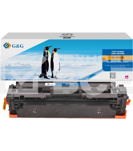 Картридж лазерный G&G GG-CF413A пурпурный (2300стр.) для HP LJ M452DW/DN/NW M477FDW/M477FDN/M477FNW