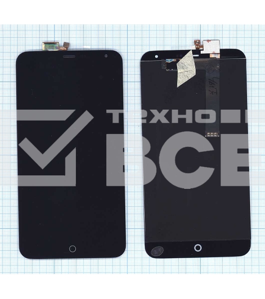 Дисплей для Meizu MX4, черный