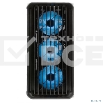 Компьютерный корпус Minitower mATX Eurocase 00-01003411 M205 4ARGb черный без БП закаленное стекло USB 3.0, фото4