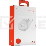 Сетевое зарядное устройство uBear WC20WH01-AD 20W 3A (PD+QC) USB-C универсальное белый, фото 1