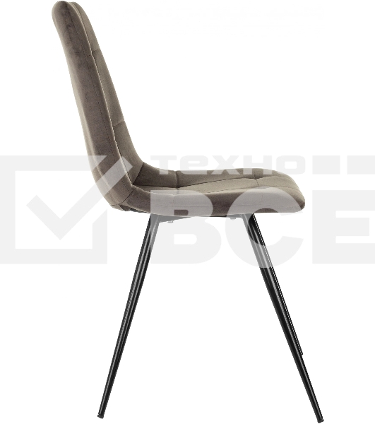 Стул для дома Бюрократ CH-K1_4 комплект 4 шт. коричневый Holland 74 металл черный на ножках (CH-K1_1/HL74_4)