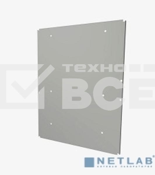 Панель монтажная оцинкованная ЦМО высотой 6U (ПМ-19-6)