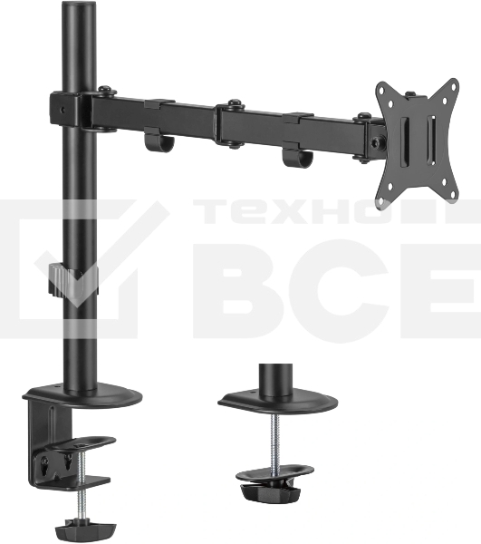 Кронштейн для мониторов Cactus CS-VM-D32-BK черный 17'-32' макс.9кг настольный поворот и наклон
