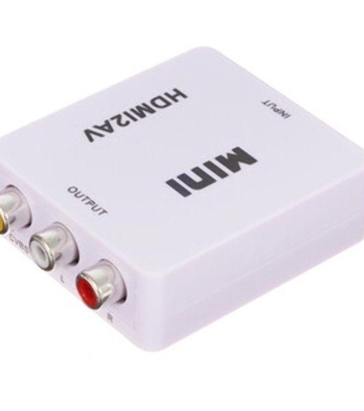 Конвертер Rexant HDMI на 3 RCA, пластик, белый