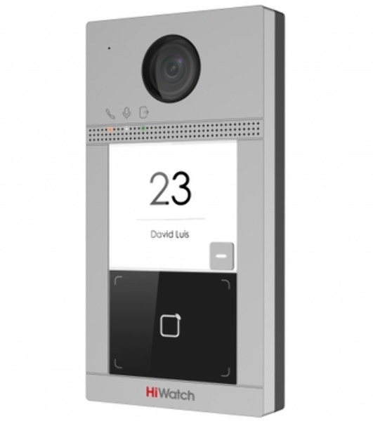 Видеопанель HiWatch VDP-D4211W(B) цвет панели: серебристый