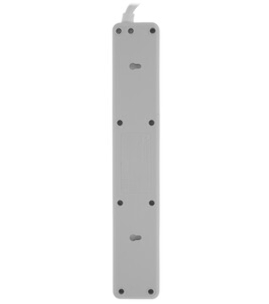 Удлинитель с сетевым фильтром Defender DFS 141, белый, 4розетки, USB+TypeC, 1.5 м.