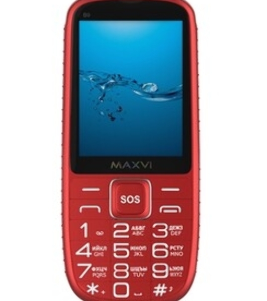 Мобильный телефон Maxvi B9 красный