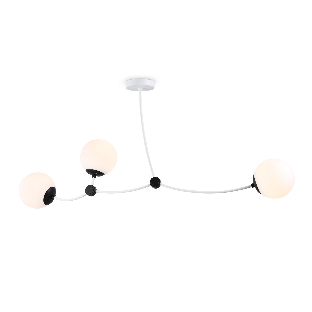 Светитльник Ambrella Light TR2566/3 WH/BK белый/черный E27/3 max 60W 1130*150*540