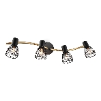 Светильник Ambrella light TR8662/4 BK/GD черный/золото E14/4 max 60W 760*100*170, фото7