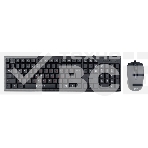 Клавиатура + мышь Oklick 630M клав:черный мышь:черный USB, фото 1
