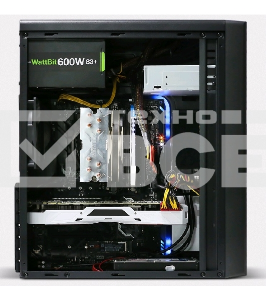 Компьютерный корпус Zalman ZM-T6 черный без БП ATX 1xUSB2.0 1xUSB3.0 audio bott PSU