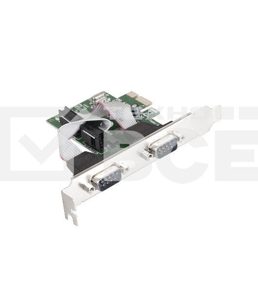Контроллер ExeGate EXE-307 PCI-E, 2*COM port (OEM)