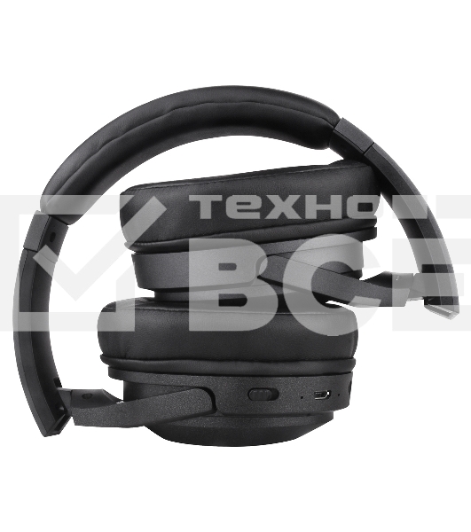 Гарнитура накладные Digma BT-20 ANC черный беспроводные bluetooth оголовье