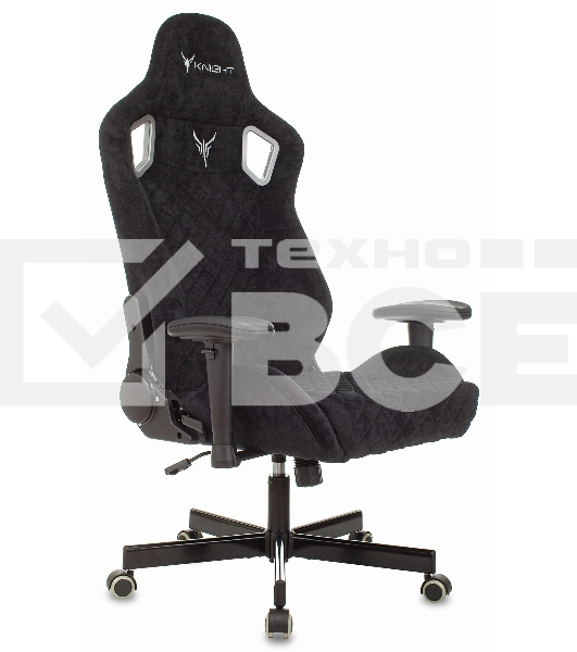 Кресло игровое Knight Outrider Light-20 черный с подголов. крестовина металл