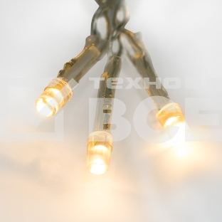 Гирлянда Твинкл-Лайт 20 м, прозрачный ПВХ, 160 LED, цвет теплый белый