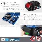 Бесщеточный гайковерт ЗУБР Профессионал GB-250-22, 20В, 2 АКБ (2Ач), в кейсе, фото10