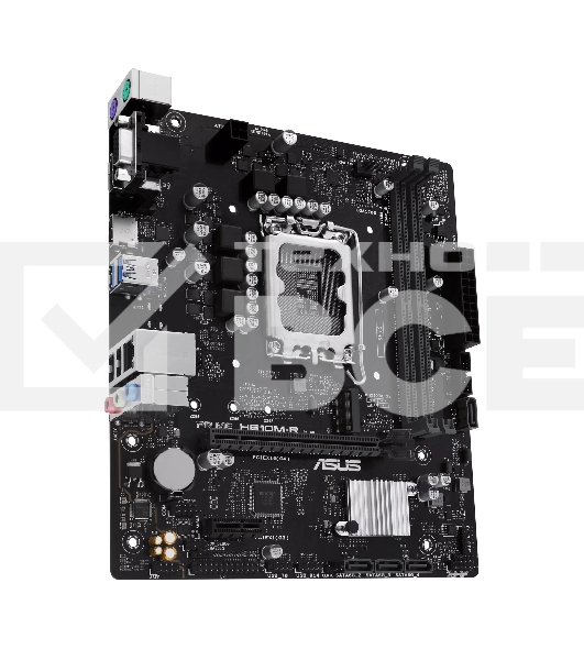 Материнская плата ASUS PRIME H610M-R-SI, LGA 1700, Intel H610, 2xDDR5, 4xSATA, 1xM.2, 1xPCIe 4.0 x16, 1x1Gb LAN, 2xUSB-A 2.0, 2xUSB-A 3.2 Gen 1, 1xVGA, 1xHDMI, 1xDP, 3x3.5 мм, 1xRS-232, 1xLPT, 7.1, mATX