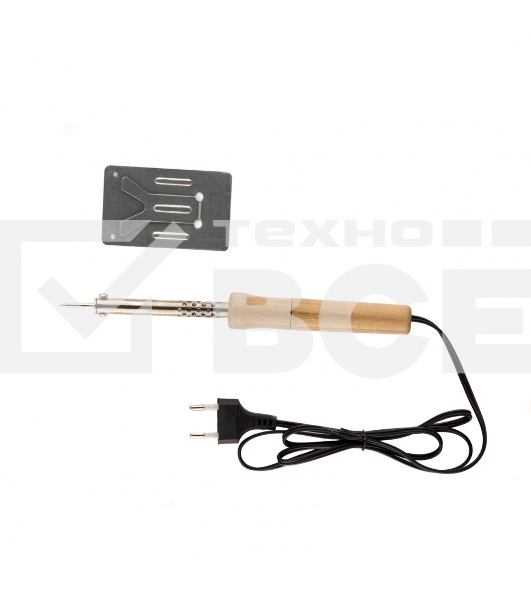 Паяльник Sparta с ручкой из дерева, 30 Вт, 220 В