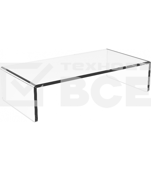 Подставка под монитор Cactus CS-MR-PL прозрачный