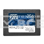 Накопитель SSD Patriot P220, 256GB, SATA-III, 2.5