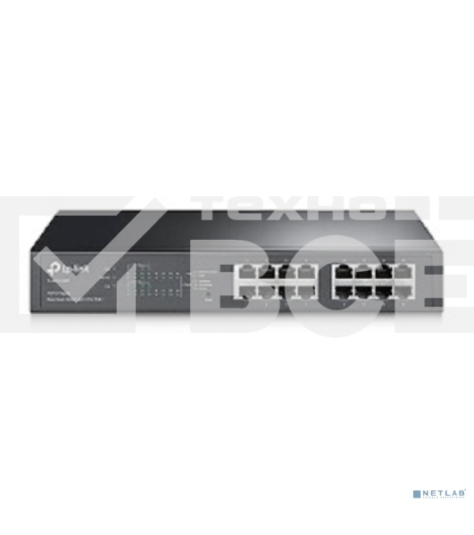 Коммутатор TP-LINK SMB TL-SG1016PE Easy Smart гигабитный 16-портовый коммутатор с 8 портами PoE+