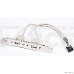 Планка в сист. блок на 2 USB2,0, Gembird , фото2