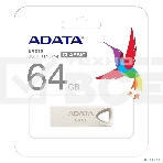 Флеш диск 64GB ADATA UV210, USB 2.0, Металлич. Серебро, фото4