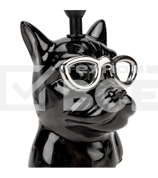 Светильник декоративный настольный Rexant МОБИ 'Бульдог', с цоколем Е14, 40Вт, черный