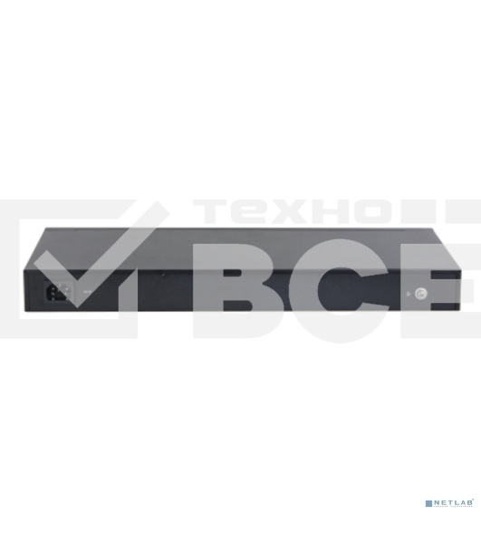 Неуправляемый 24-портовый коммутатор DAHUA DH-S3226-24ET-240 с РоЕ, 24xRJ45 100Mb PoE, 2хКомбо SFP/RJ45 1Gb uplink, суммарно 240Вт, коммутация 8.8 Гбит/с, MAC-таблица 8К