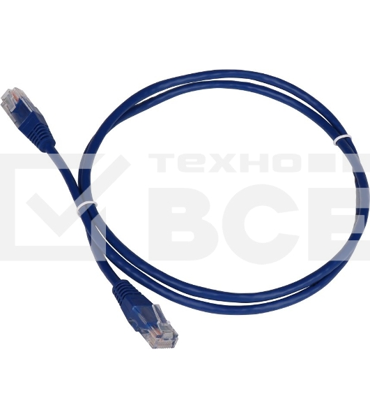 Патч-корд Lanmaster TWT-45-45-0.15-BL RJ-45 вил.-вилка RJ-45 кат.5E 0.15м синий ПВХ (уп.:1шт)