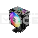 Кулер PCCooler R400 ARGB черный 92мм алюминий+медь 2200r[m 30db 4-pin 180W 133мм, фото7