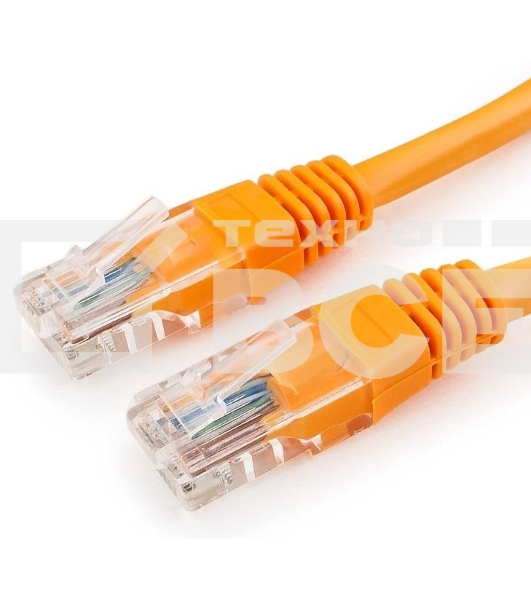Патч-корд Premier PP12-0.25M/O 1000Гбит/с UTP 4 пары cat.5E CCA molded 0.25м оранжевый RJ-45 (m)-RJ-45 (m)