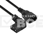 Кабель питания ExeGate Special EC-1,8S (C13 угловой->C14, 3*1.0mm2, CCA, черный, 1.8м), фото3