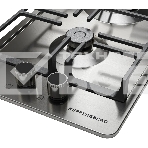 Варочная поверхность Kuppersberg FS 39 X, газ, High-Tech, 32 см, автоматический электроподжиг, газ-контроль, форсунки под сжиженый газ, SABAF конфорки, чугунные решетки, цвет серебристый, фото2