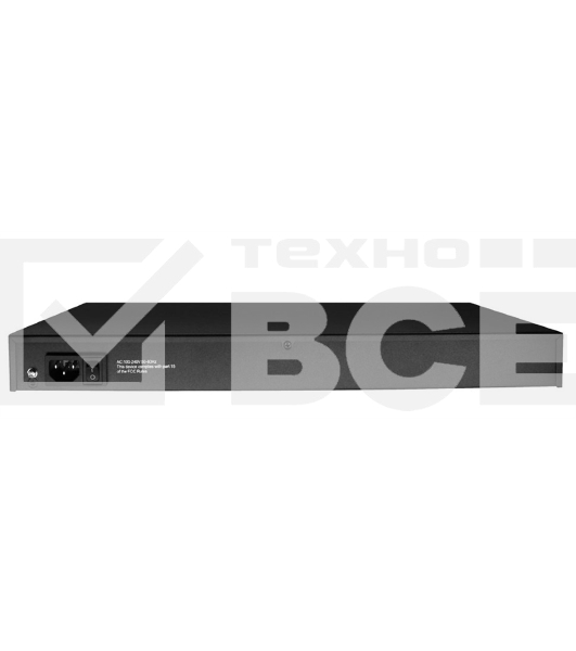 Коммутатор OSNOVO SW-64822(700W) 48 портовый PoE коммутатор, 48*10/100 Base-T PoE, 2*GE Combo Uplink, PoE на порт до 30W, суммарная мощность PoE до 700W