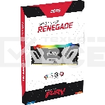 Оперативная память Kingston Fury Renegade, DDR5, 48GB (2x24GB), 7200MHz, CL38, DIMM, радиатор, RGB, серебристый/черный, фото3