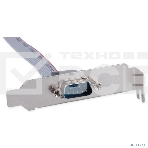 Планка на заднюю панель низкопрофильная Cablexpert CCDB9RECEPTACLE-LP, 1 порт COM/RS-232/DB9-M, фото7